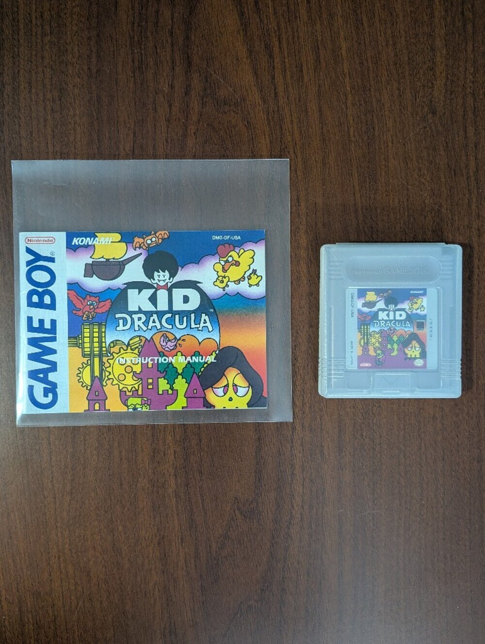 Kid Dracula For Game Boy With Manual